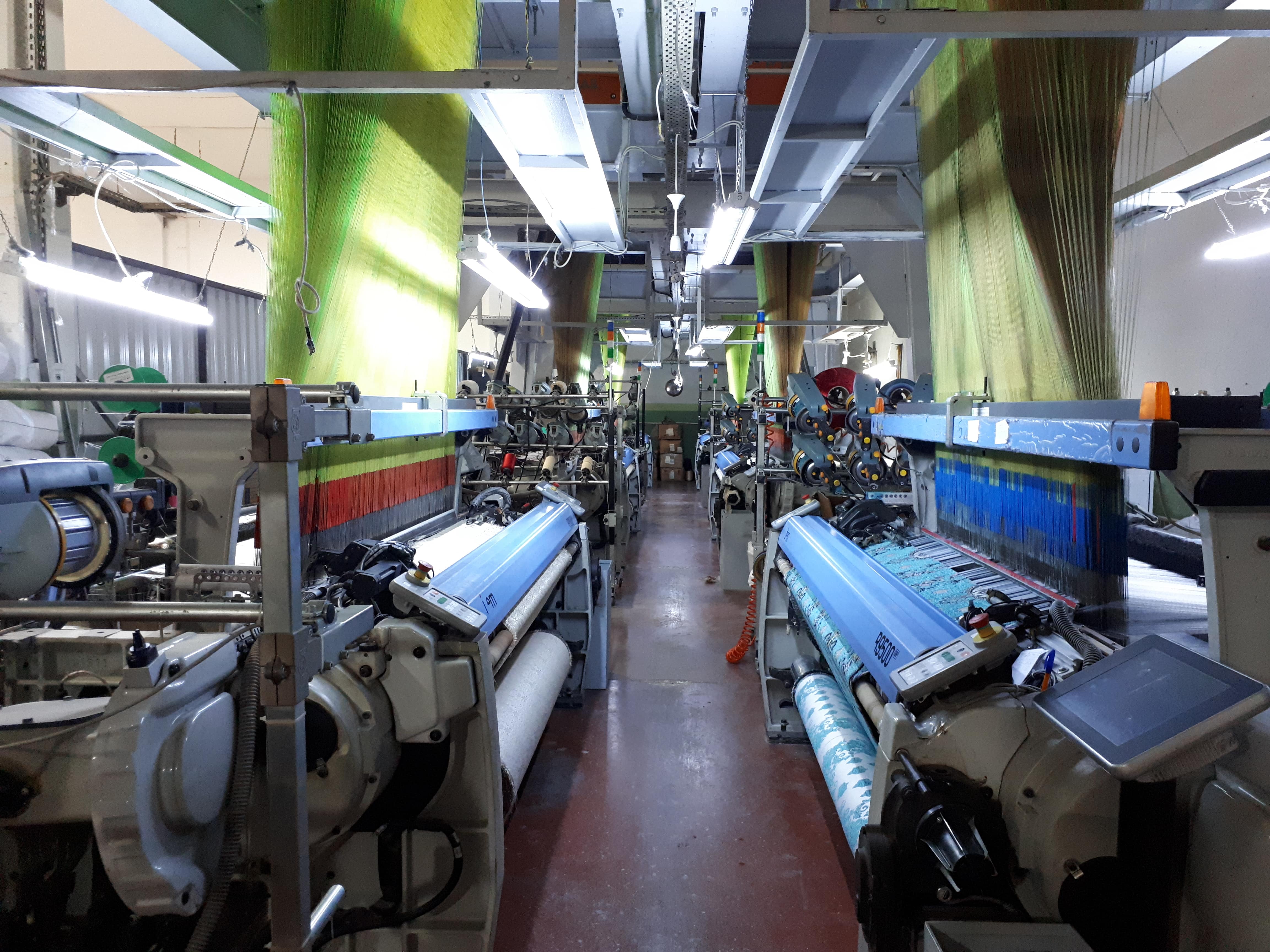 production of fabrics in Turkey